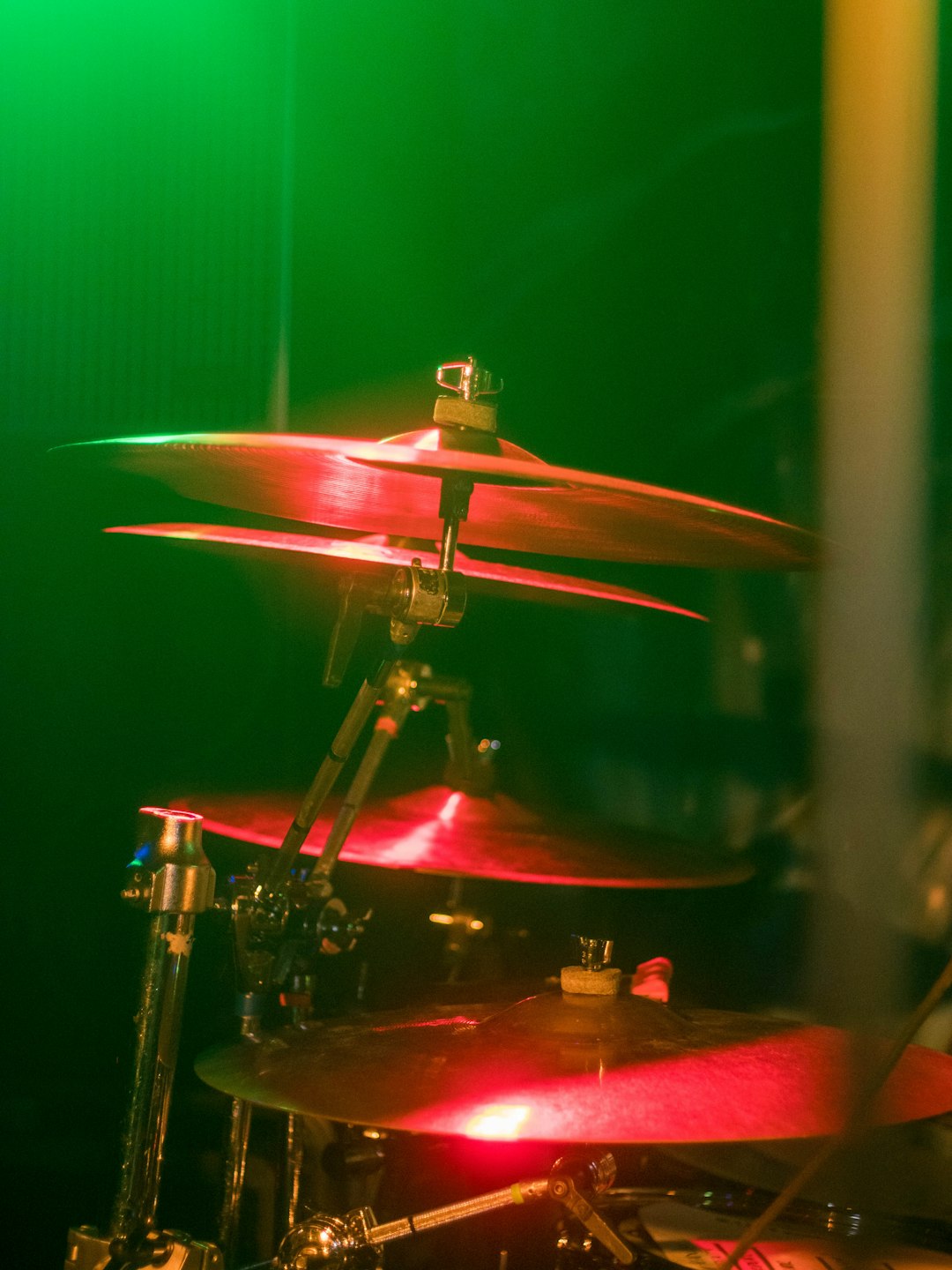 services-01 Drums in a rock venue.